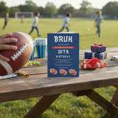 Invitation du garçon 10e anniversaire, argot moder