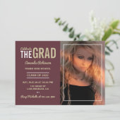 Invitation du Garnet and Gold Graduation Party (Debout devant)