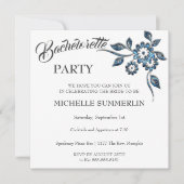 Invitation du Gem Floral Bachelorette Party (Devant)