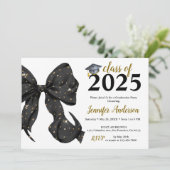 Invitation du Glamor Black/Gold Bow (Debout devant)