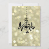 Invitation du Gold Corporate Chandelier Holiday Pa (Dos)