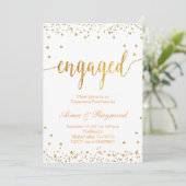 Invitation du Gold Engagement Party (Debout devant)