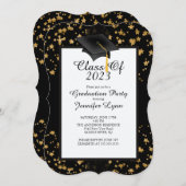 Invitation du Gold Star Graduation Party 2015 mode (Devant / Derrière)