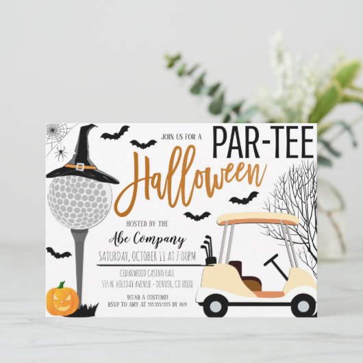 Invitation du Golf d'Halloween (Debout devant)