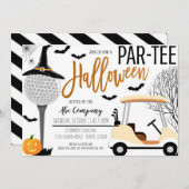 Invitation du Golf d'Halloween (Devant / Derrière)