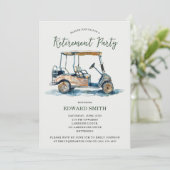Invitation du Golfing Retirement Party (Debout devant)
