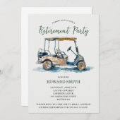 Invitation du Golfing Retirement Party (Devant / Derrière)