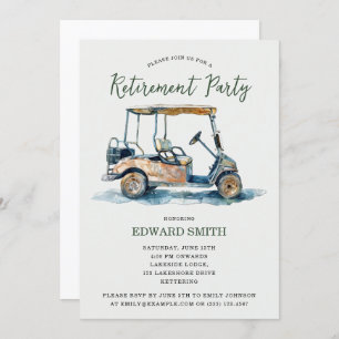 Invitation du Golfing Retirement Party