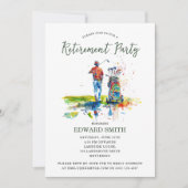 Invitation du Golfing Retirement Party (Devant)