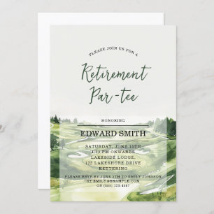 Invitation du Golfing Retirement Party