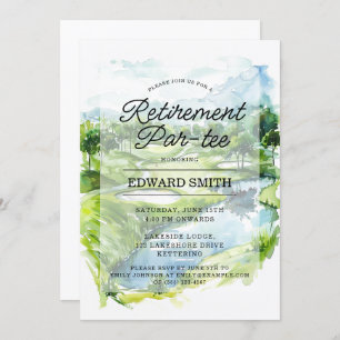 Invitation du Golfing Retirement Party