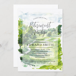 Invitation du Golfing Retirement Party