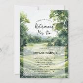 Invitation du Golfing Retirement Party (Devant)