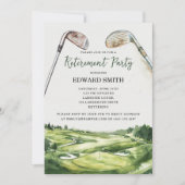 Invitation du Golfing Retirement Party (Devant)