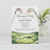 Invitation du Golfing Retirement Party (Debout devant)