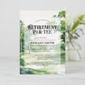 Invitation du Golfing Retirement Party (Debout devant)