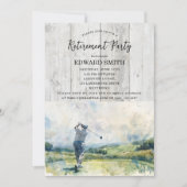 Invitation du Golfing Retirement Party (Devant)