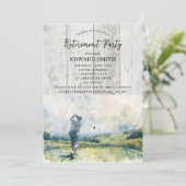 Invitation du Golfing Retirement Party (Debout devant)