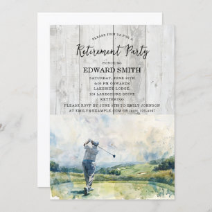 Invitation du Golfing Retirement Party