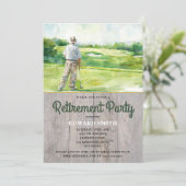 Invitation du Golfing Retirement Party (Debout devant)