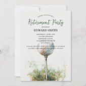 Invitation du Golfing Retirement Party (Devant)