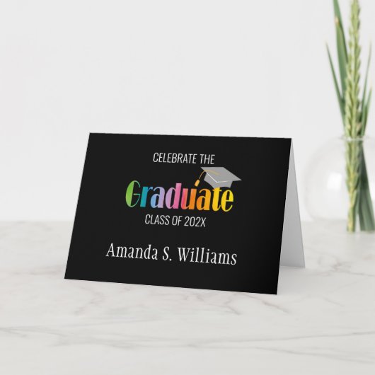 Invitation du Grad Casquette Graduation Party (Devant)