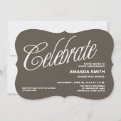 Invitation du Grad Girly Photo Party 2014 (Dos)