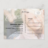 Invitation du Grad Girly Photo Party 2015 (Dos)