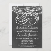 Invitation du groupe Chalkboard Music Graduation P (Devant)