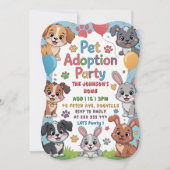 Invitation du groupe d'adoption des animaux - thèm (Devant)