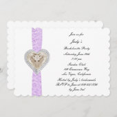 Invitation du groupe de basket-ball Unicorn Purple (Devant / Derrière)