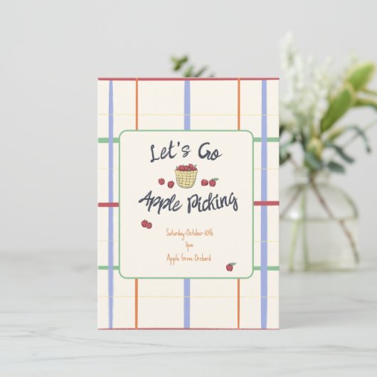 Invitation du groupe de cueillette d'Apple (Debout devant)