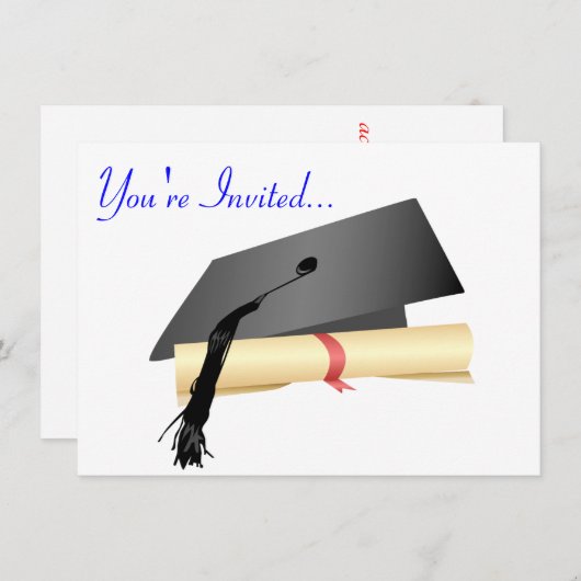 Invitation du groupe de diplômés (Devant / Derrière)