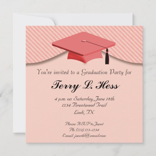 Invitation du groupe de diplômés (Devant)
