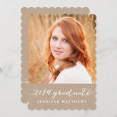 Invitation du groupe de diplômés| Kraft Paper 2014 (Devant / Derrière)