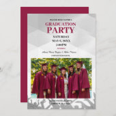 Invitation du groupe de diplômés multiples (Devant / Derrière)