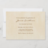 Invitation du groupe de diplômés - personnalisable (Dos)