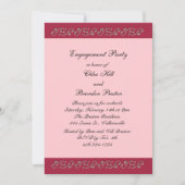 Invitation du groupe de l'engagement Pink and Pear (Devant)