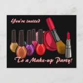 Invitation du groupe de maquillage (Devant)