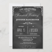 Invitation du groupe de typographie du tableau noi (Devant)