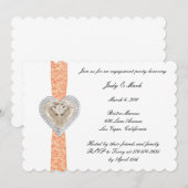 Invitation du groupe d'engagement de la dentelle o (Devant / Derrière)