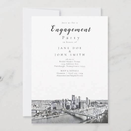 Invitation du groupe d'engagement de Pittsburgh (Devant)