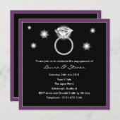 Invitation du groupe d'engagement Diamond Ring - v (Devant / Derrière)