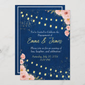 Invitation du groupe d'engagement élégant (Devant / Derrière)