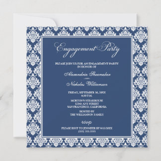 Invitation du groupe d'engagement étonnant Damask 