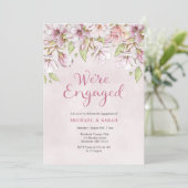 Invitation du groupe d'engagement floral rose (Debout devant)