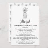 Invitation du groupe d'engagement Tropical Luau (Devant / Derrière)