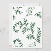 Invitation du groupe d'engagement vert (Dos)