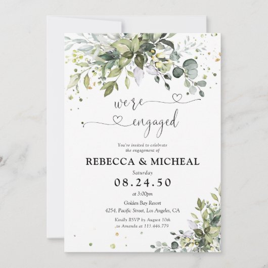 Invitation du groupe d'engagement vert (Devant)