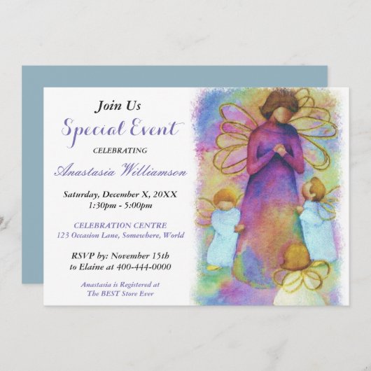 Invitation du groupe d'événements spéciaux (Devant / Derrière)